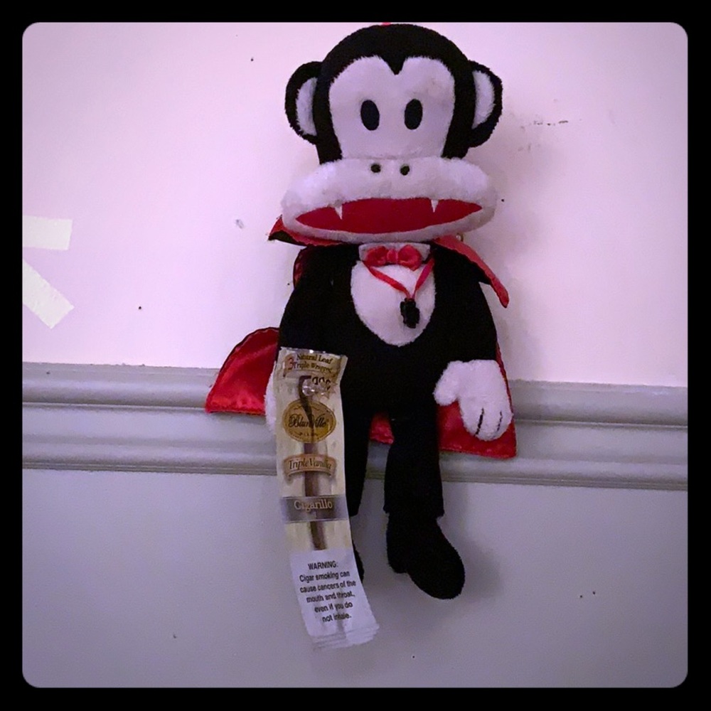 Possessed devil sock monkey